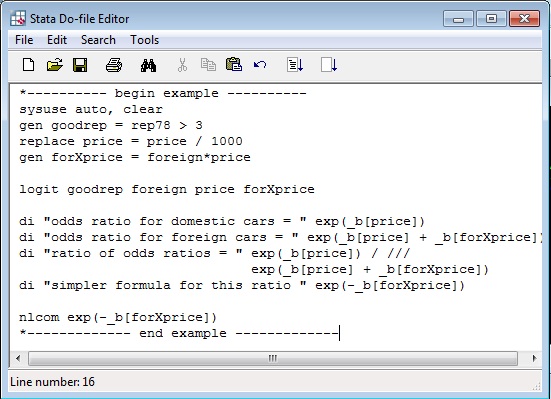 do the do file in Stata 8
